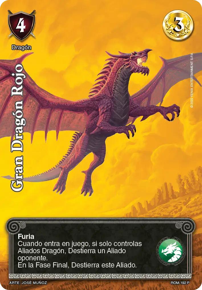 Gran Dragón Rojo (Dorada) - MYL