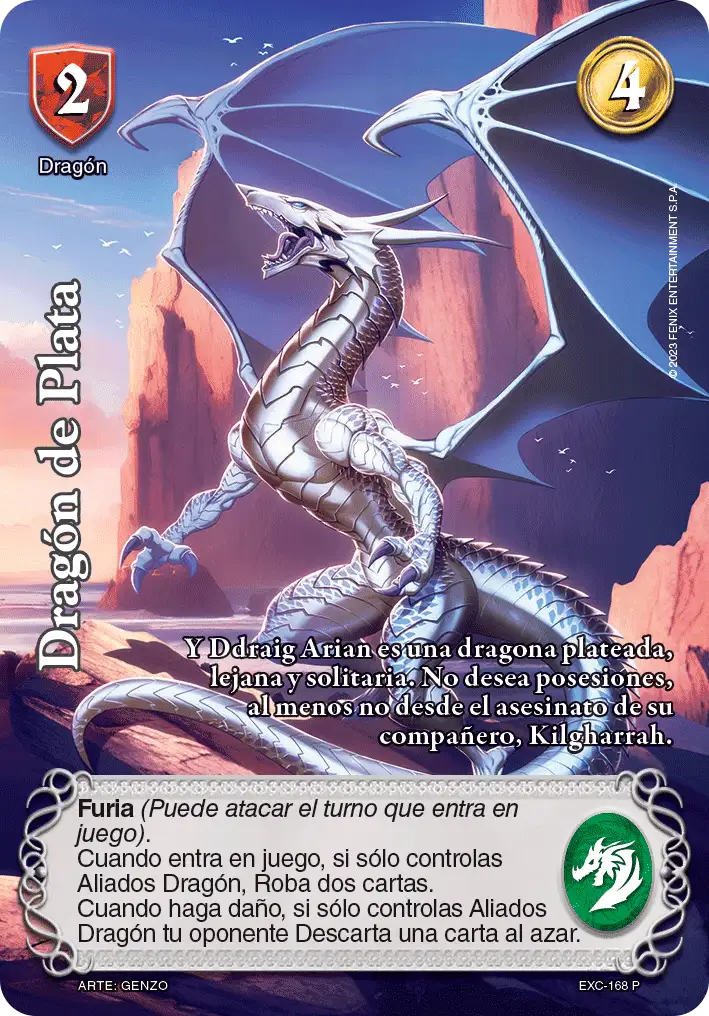 Dragón de Plata (Arte Alternativo) - MYL