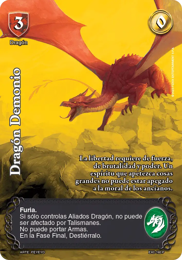 Dragón Demonio (Dorada) - MYL