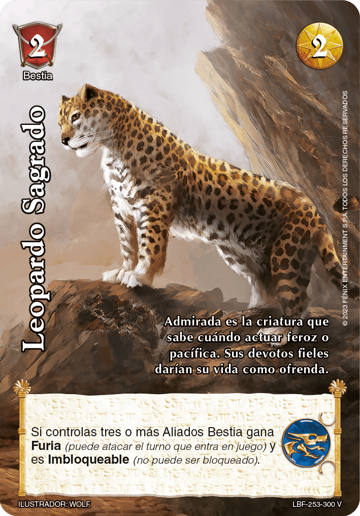 Leopardo Sagrado - MYL