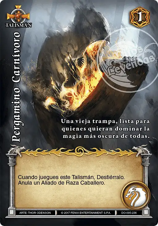 Pergamino Carnívoro - MYL