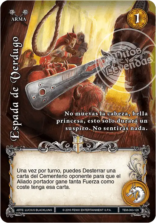 Espada de Verdugo - MYL